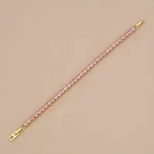 Pink Tennis Bracelet
