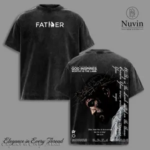 FATHER , FORGIVE THEM Vintage Jesus Christian Oversized T-Shirt / Tank Top / Hoodies, God Inspires Faith Graphic Tee, Religious Streetwear, Gospel Worship Shirt, Gift for Believers