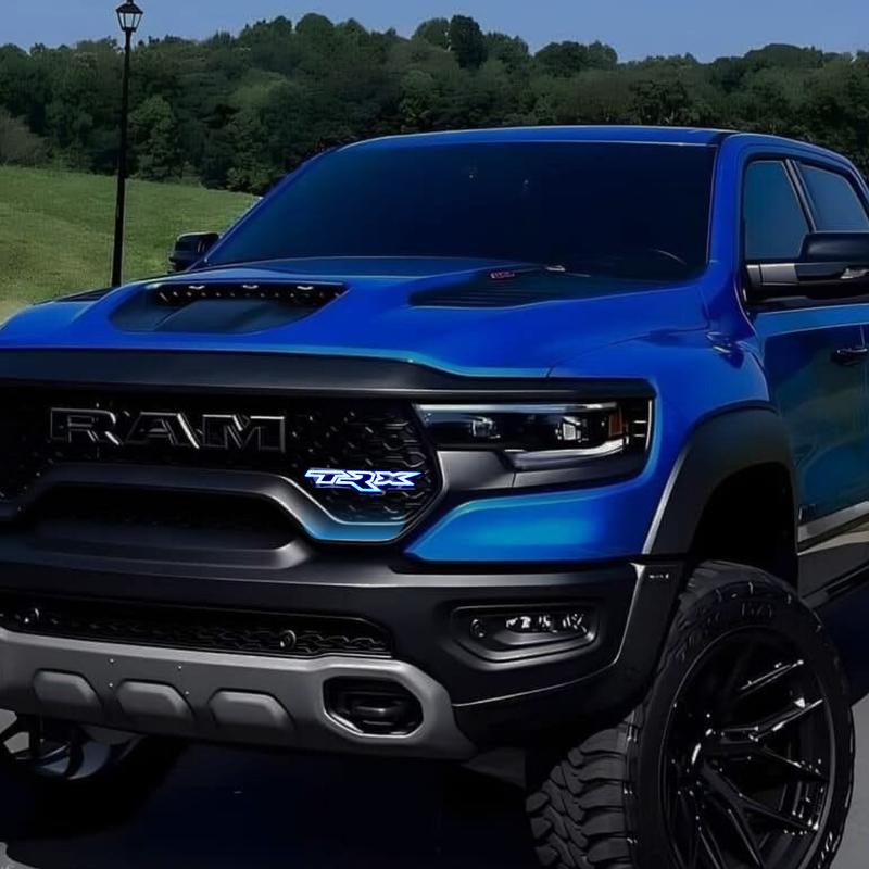 TRX LED Grille Badge – Multicolor RGB Flow Series (Bluetooth App Controlled) | RAM TRX 2020–2024