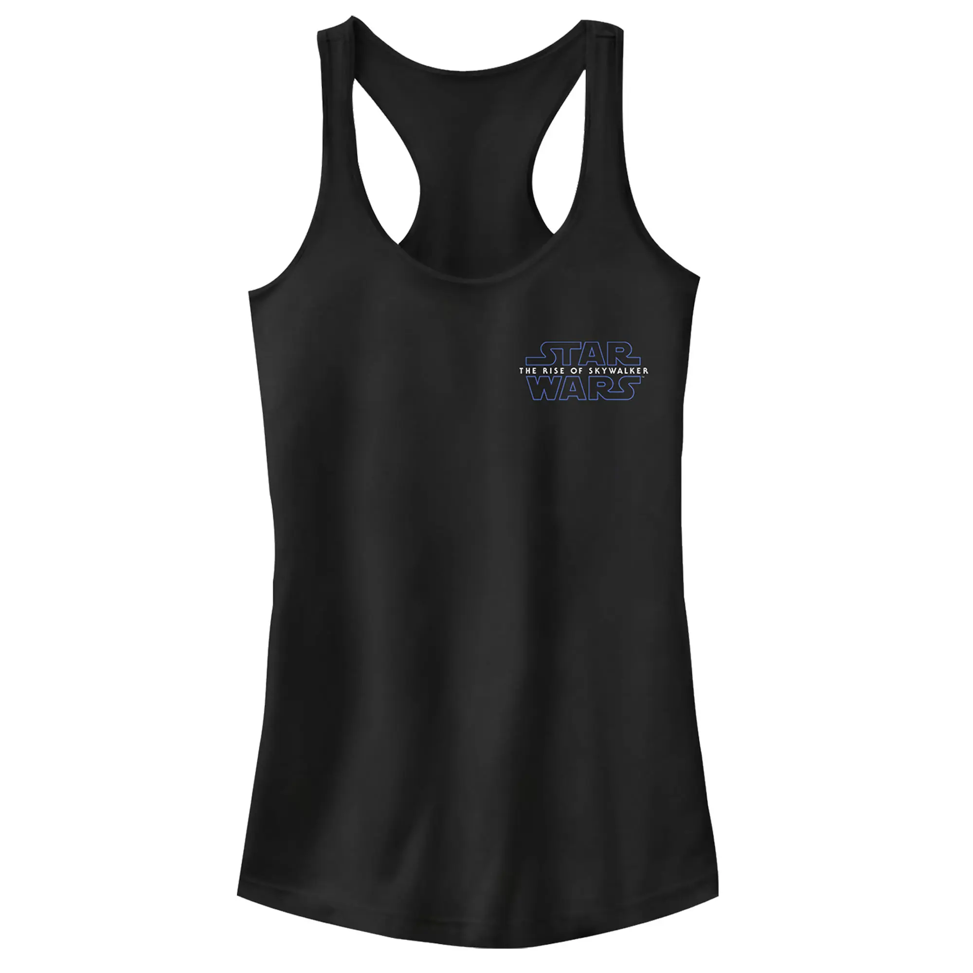 Juniors Womens Star Wars: The Rise of Skywalker Badge Logo Racerback Tank Top