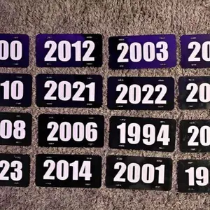 Decorative Plaque 1900-2026 Personalised for Home Office Decor Gift Quality Resist Material Ideal for Room Display Collection