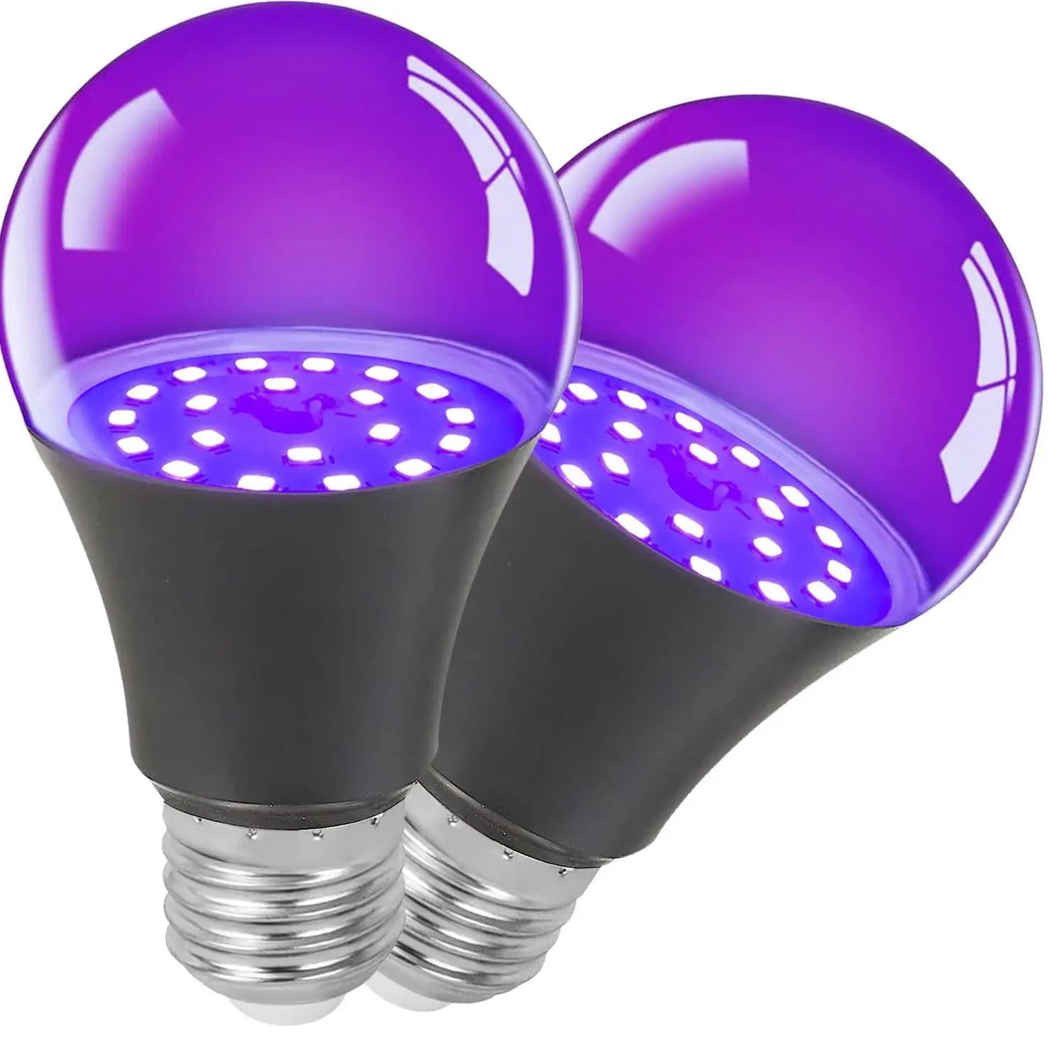 Luminous UV LED Bulb, Multipurpose UV Bulb, Durable Energy-saving Lamp for Bedroom, Ambient Night Light For Home Party Festival Decor