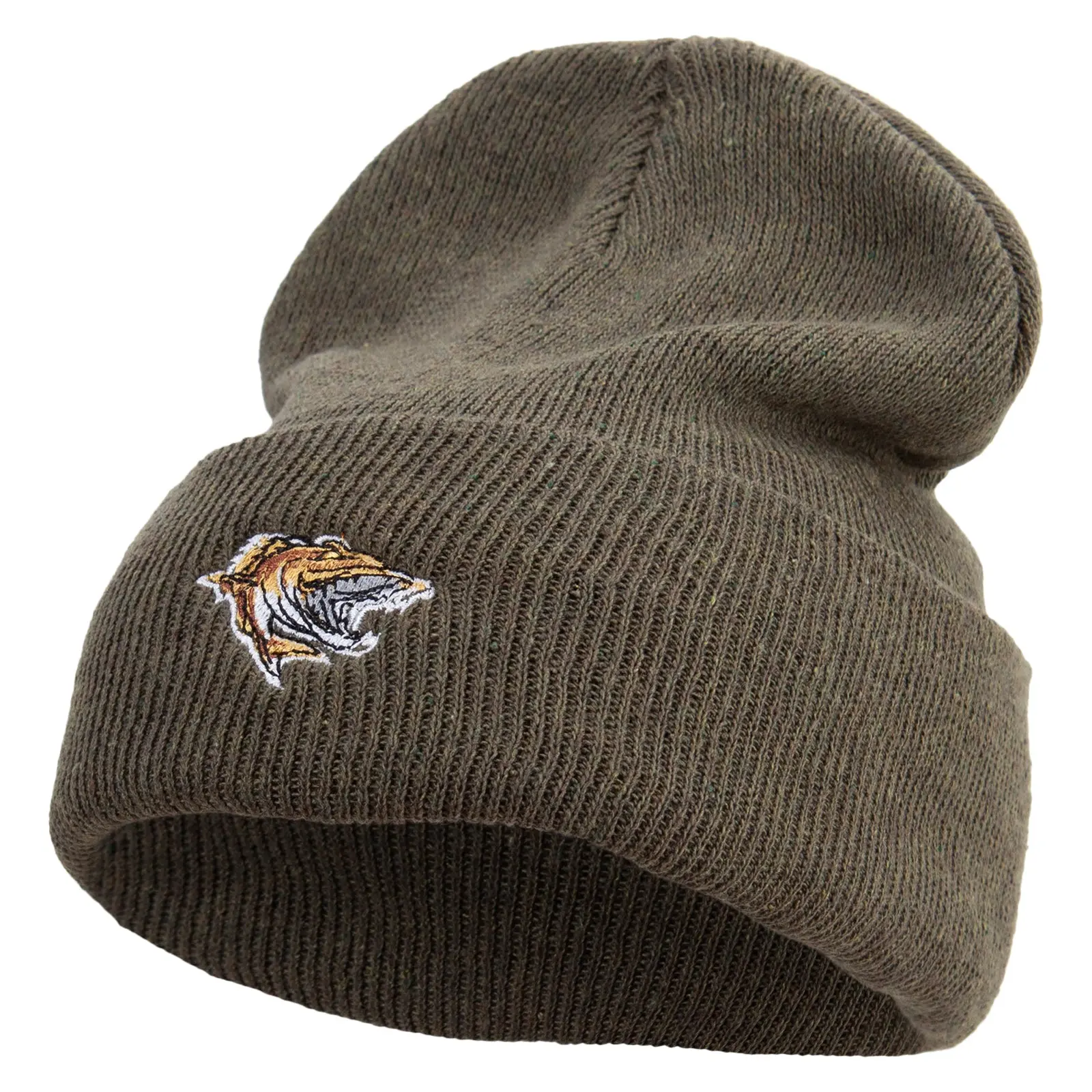 Wild Fish Illustration Stretch ECO Cotton Long Beanie