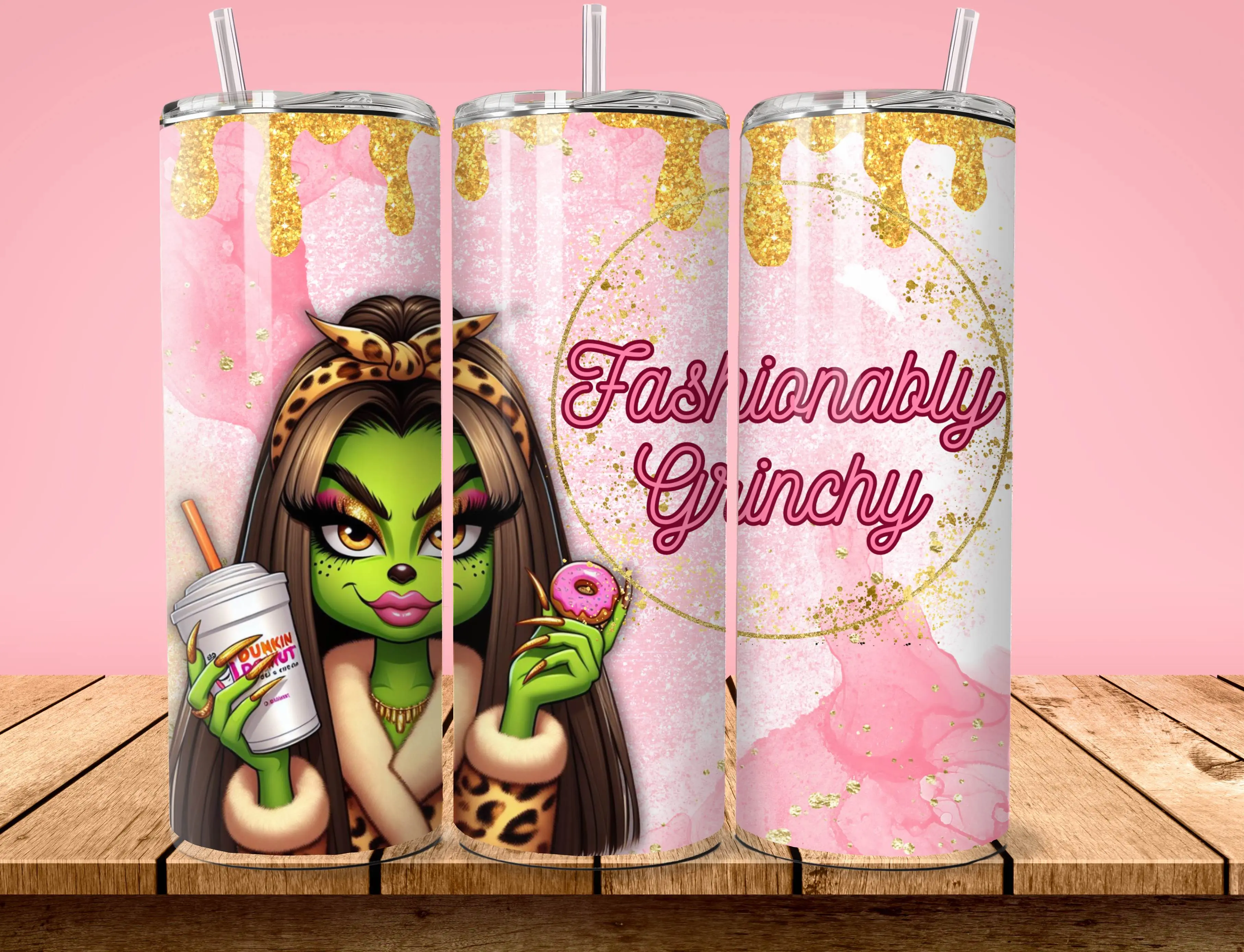 Fashionably Grinchy: The Sassy Tumbler Collection
