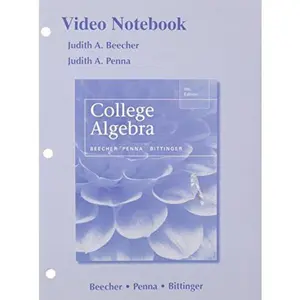 USED-Video Notebook for College Algebra by Beecher, Judith (Paperback)