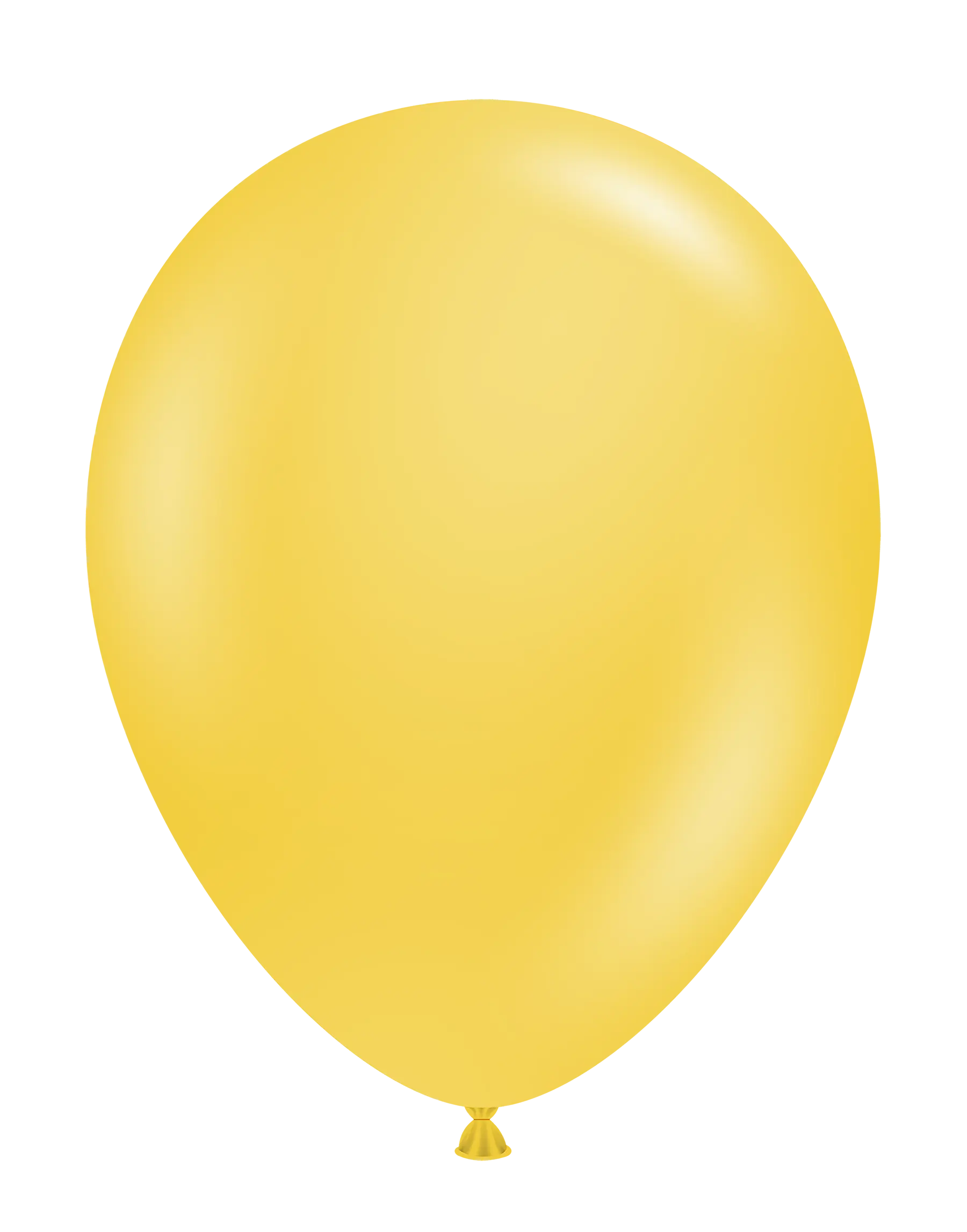 TUFTEX Round Biodegradable Latex Designer Balloon, 11 in Goldenrod Inflatable Balloons, 100 Pcs for Party Decor, Decorative