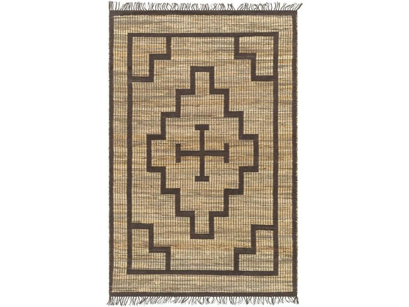 Livabliss Alex ALX-2309 Hand-Woven Handmade Jute Fiber Rectangle Indoor Area Rug (ALX2309-576) - 5 ft x 7 ft 6 in (60" w x 90" l), Multicolor Rug, Natural Look, Light Wood Complement, Living Room Decor