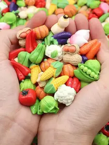 30/50pcs Mini Vegetable Decorations, Realistic Resin Faux Vegetables | Versatile Models for Home Décor, Home Decor Accessory, Mini Kitchen Decoration, DIY Handicrafts, Mobile Phone Case Decoration, Christmas Decoration, Interactive Toys for Children