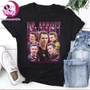 Retro Dr. Abbott Shirt, Dr. Abbott Unisex Vintage 90s Shirt, Medical Drama Fan Graphic, Doctor TV Character Tee, Shawn Hatosy Shirt