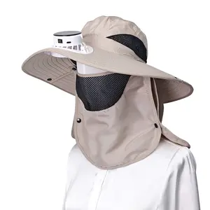 Digital Sun Protection Hat with Solar Fan & USB Charging, Summer Outdoor UV Blocking Cap, Ideal for Outdoor Sports and Travel