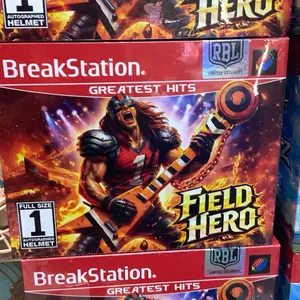 BreakStation Field Hero Greatest Hits 1 PYD Suppie Spot Authentic Full-Size NFL Helmet with Autograph & ID Card from Legends & Stars