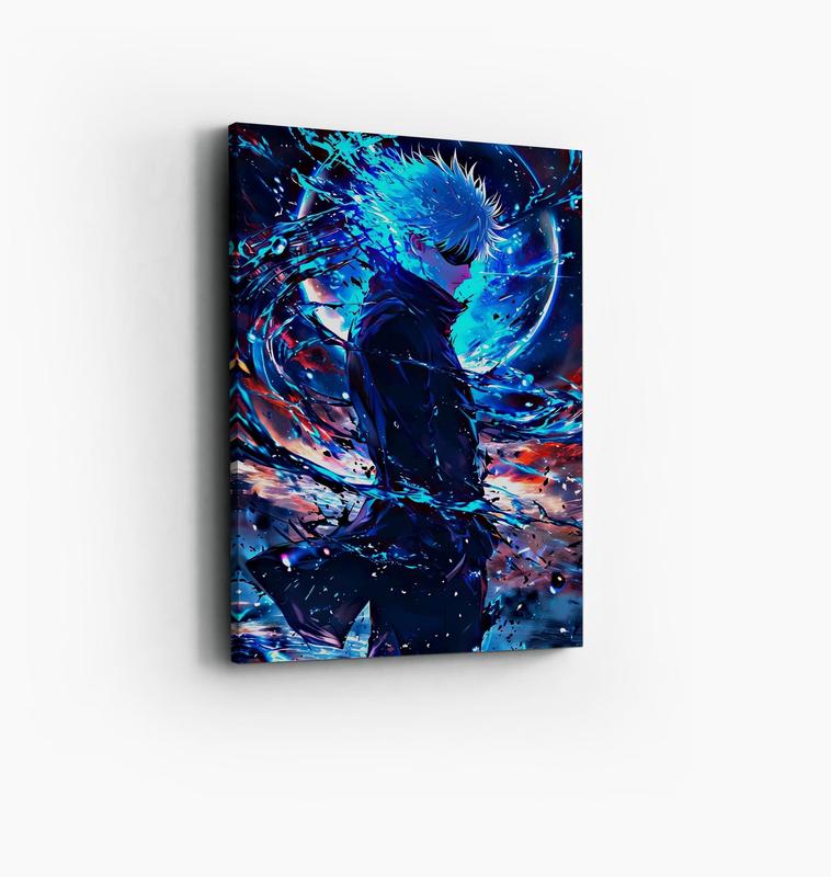 Satoru Gojo Jujutsu Kaisen Poster Manga Fan Print Anime Wall Art Cartoon Home Decor, Christmas Gift (Unframed)