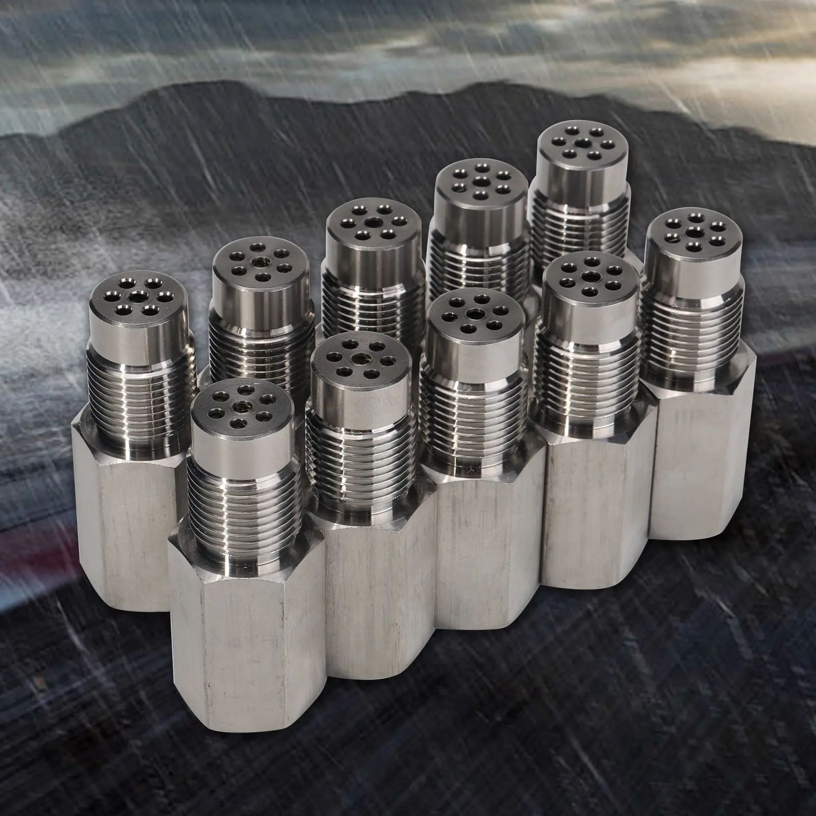 3mirrors 58mm Precision Threaded Spacer Adapter Set(10-packs) - Heavy Duty Hardware, Universal Metal Parts, Accurate Threading, Additional Clearance, Compact Design, CNC Machined Durable Connector Fitting