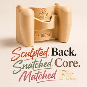 LEONGEAR Sculpt Grip — Personalized Ergonomic Cable Handle