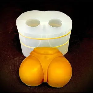 Silicone Mold - 3D Silicone Mold - silicone butt mold - 3D butt mold - silicone candle mold - silicone soap mold - butt soap mold