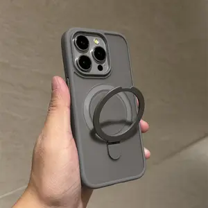 Shockproof Magnetic Kickstand Mobile phone cases with Camera for iPhone17 16 15 14 Plus 11 12 Pro Max Protective Cover iphone 13 case Cellphone Protection Screen Protector Black iphone 12 cases iphone 13 case