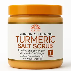 OKAY Turmeric Salt Body Scrub - 20 oz / 591 ml