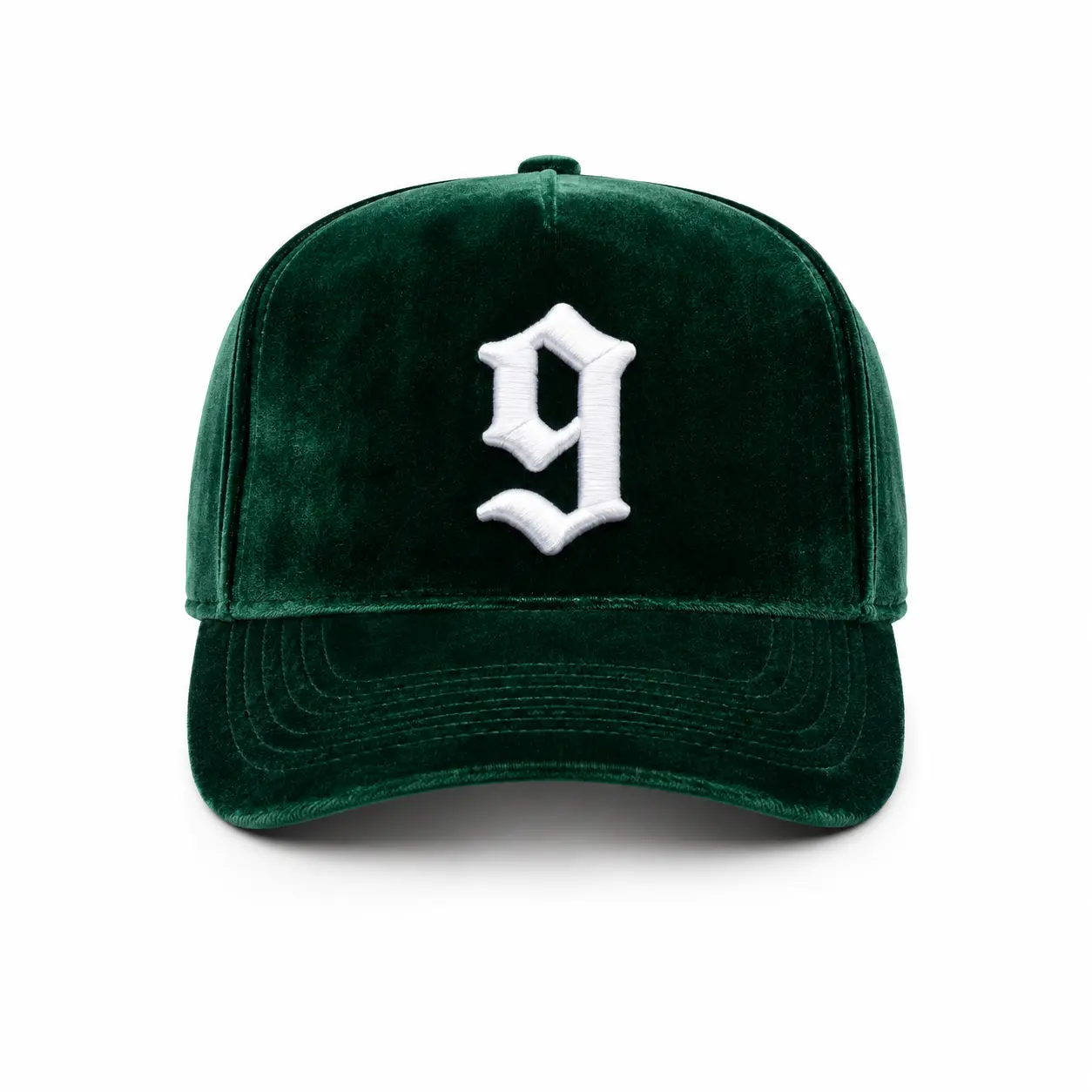 Wedding Day— Emerald Green Velvet Cap | Custom Hand-Finished Crown, Atlanta
