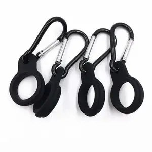 1/3/5counts Kettle Hanging Buckle Carabiner Silicone Sports Water Bottle Holder Outdoor Camp Camping Portable Outdoor Elements