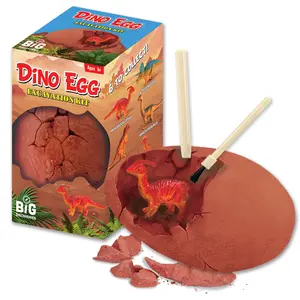 Dino Egg Excavation Kit - Discover Prehistoric Dinosaur Eggs - Interactive Fossil Archaeology Dig Kit Toy for Kids -Six Dinosaurs to Collect