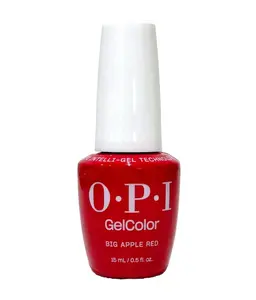 OPI INTELLI-GEL GELCOLOR 0.50 OZ - GCN25 Big Apple Red | NEW 2024 RELAUNCHED TECHNOLOGY