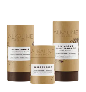 The Restore Bundle - Sea Moss & Bladderwrack Supplement, Plant Power Supplement (Chlorophyll), and Burdock Root Supplement