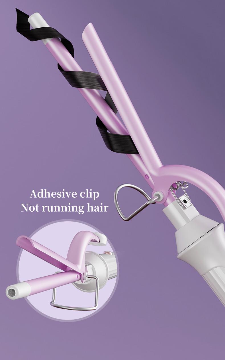 9mm curling iron for wool-like tight curls, mini hair curler, dorm-friendly hair styling tool