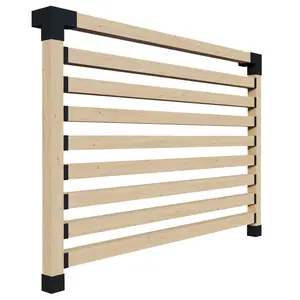 Wall w/ 6x6 Posts