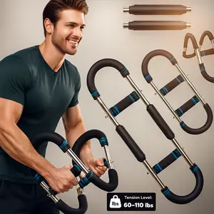 Twister Arm Trainer, Adjustable Chest Workout Equipment for Men & Women, Home Gym Strength Trainer, Muscle Builder & Strength Training for Arms, Chest