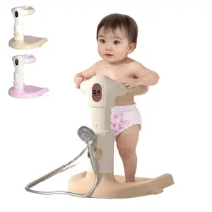 Baby Multifunctional Standing Bath Support - Anti-Slip & Anti-Pinch Design, Adjustable Shower Stand for Infants 5-36 Months convenient bathtub