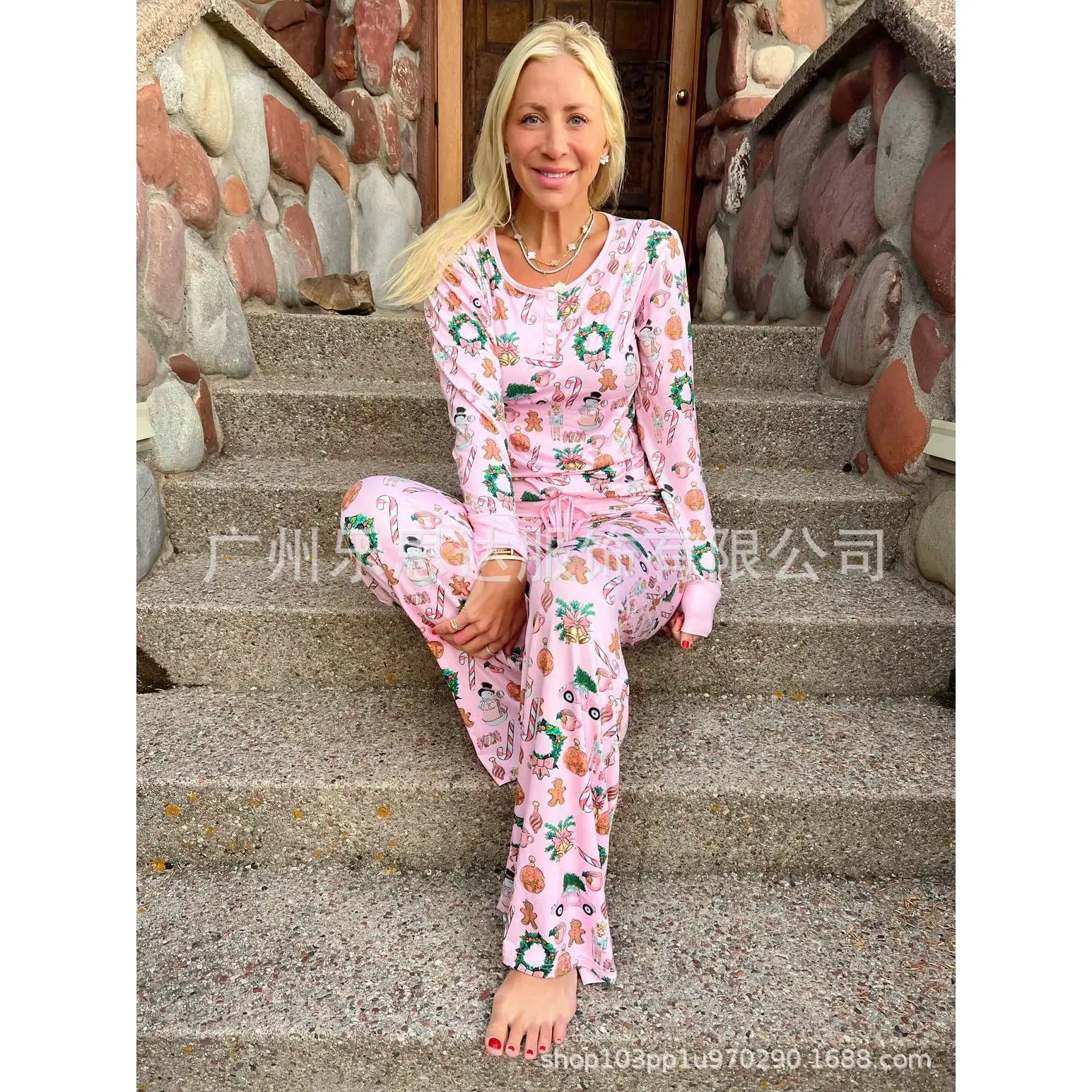 Pink gingerbread man