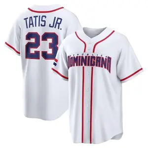 Men’s Tatis Jr. #23 Jersey – 2026 Dominican Republic World Baseball Classic White Stitched Fan Shirt - Official World Baseball Classic Shirt for Men Women & Youth