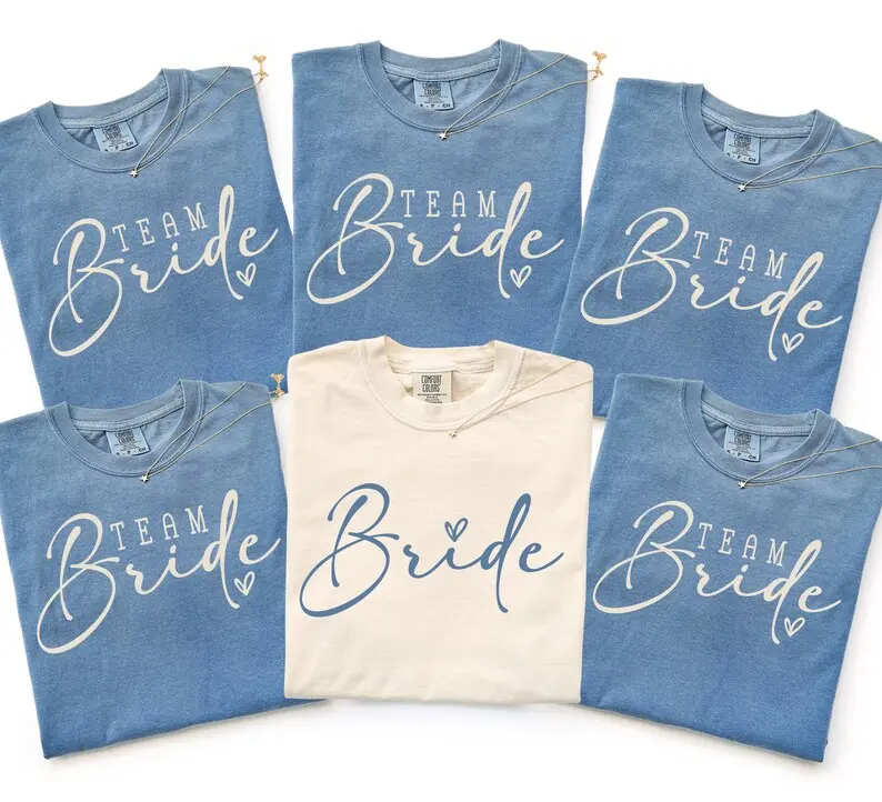 Comfort Colors Bride Squad Shirt - Soft Cotton, Matching Bridal Party Tee, Bridal Shower Outfit, Bridesmaid Getting Ready Gift, Wedding Weekend Celebration Apparel