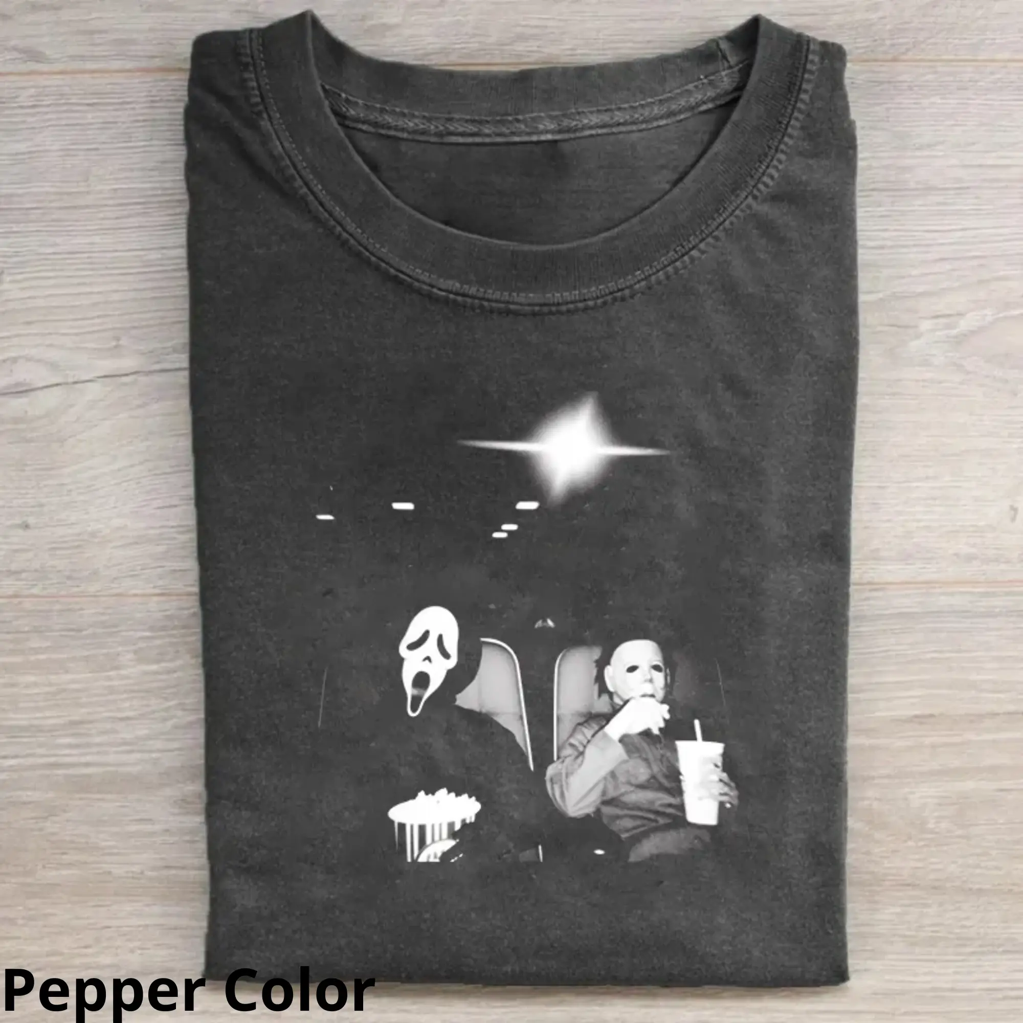 Michael Myers Shirt, Halloween Movie Shirt, Vintage Graphic Tee, The Ghost Face, Funny Halloween Shirt, Spooky Shirt, Treat or Trick, Movie Shirt, Hal