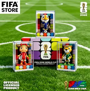 FIFA World Cup 2026 Official Mascot Figure Set 3PCS Soccer Collectible Gift Featuring Eagle Moose & Leopard Characters,summervibes Summervibes