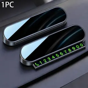 Car Phone Number Card Temporary Parking Card Plate Can Be Hidden Telephone Number Car Park Stop Automobile Accessories Styling Discretion