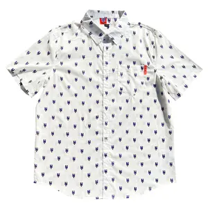 Mets "NY Over Everything" Button Up Shirt (WHITE)