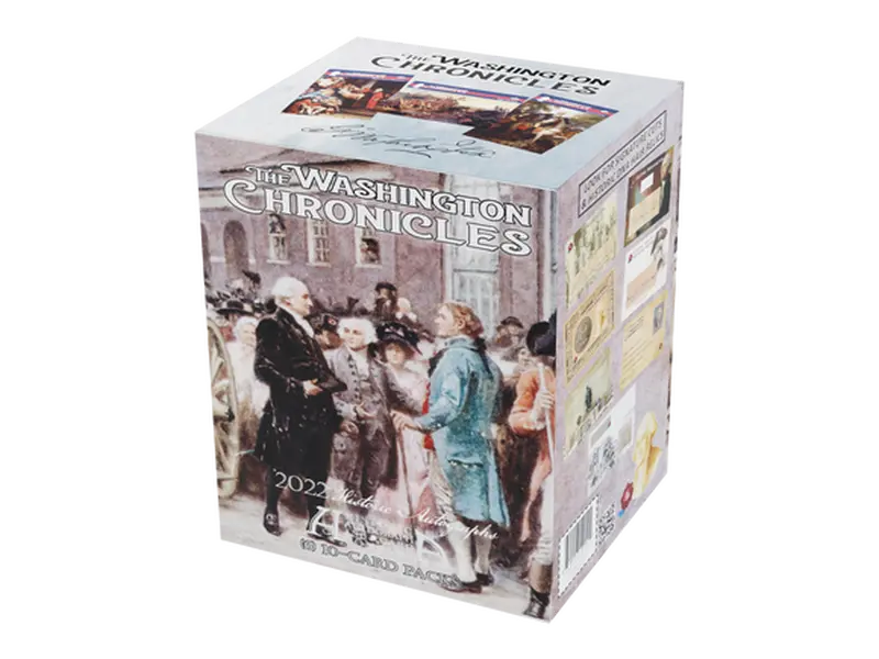 2022 The Washington Chronicles Blaster Box - Historic Autographs Collectible Trading Cards