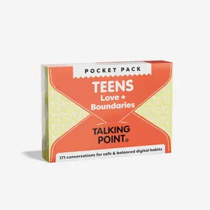 Talking Point Cards – Teens, Love and Boundaries Pocket Pack: 150+ Conversations About Digital Life & Boundaries for Teenagers