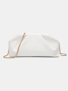 Unique Cloud Clutch Bag, High-End Shell Handbag, Elegant Evening Date Metal Chain Crossbody Bag, Versatile Party Accessory, Fashionable Versatile Purse