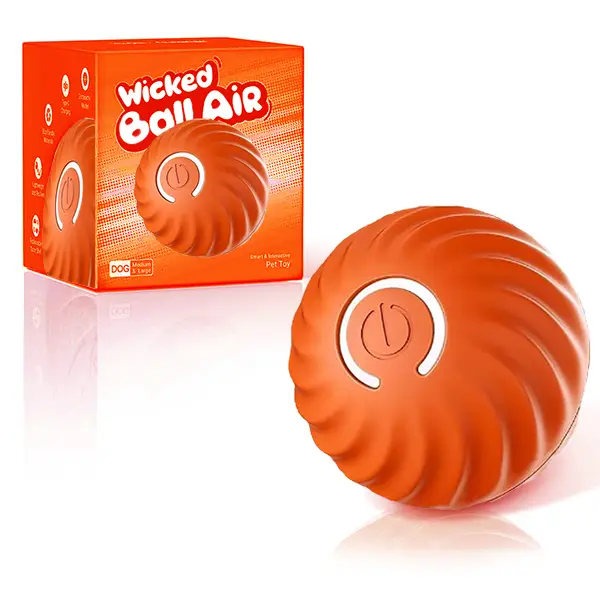 Rechargeable Dog Toy Ball, Self-Rolling Interactive LED Ball, Motion Activated for Dogs, Keeps Your Dog Entertained and Active interactive dog toys