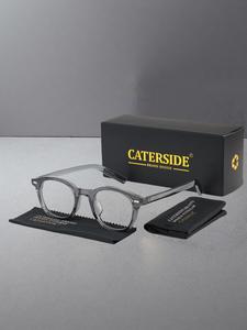 unisex retro tr frame glasses, casual style lightweight design, perfect for travel cycling music festivals beach street decor gift