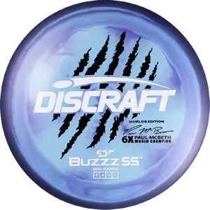 Discraft Paul McBeth 6-Claw ESP Buzzz SS - Worlds 2026 (Drop 2)