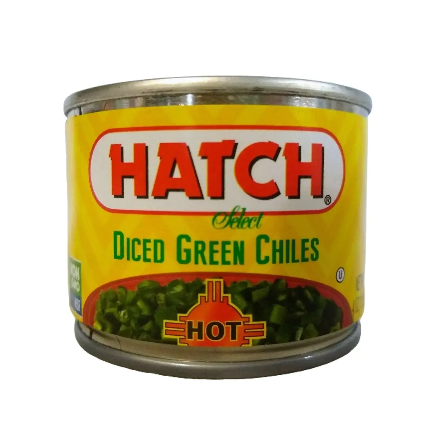 Hatch Select Hot Diced Green Chiles 4 Ounce Can