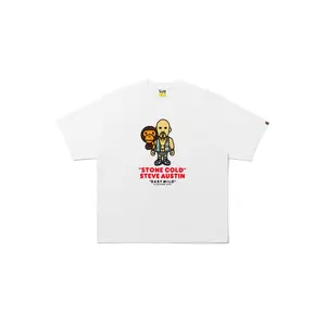 BAPE X WWE STONE COLD STEVE AUSTIN BABY MILO RELAXED FIT TEE