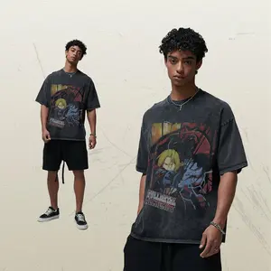 [COLLECTION] Limited Edition IGRIS, IRON, TANK, BERU T-Shirt -FULL METAL ALCHEMIS T-Shirt Anime  Printed Oversize Lightweight Acid Washed Graphic Tee Gift For Anime Fan