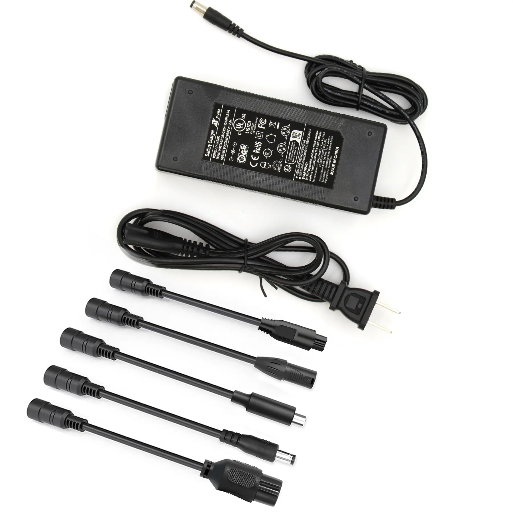 24V2A Battery Charger for GoGo Mobility Scooter 24v2000mA Quick Charger (3-Pin XLR Connector) for Drive Medical, Go-Go Elite Traveller, Jazzy Power Chair, Pride Mobility, ShopRider, iZip, eZip