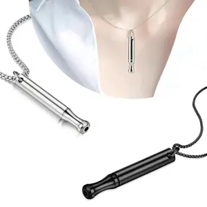 Breathing necklace for relieving anxiety, smoking cessation aid, meditation necklace, no smoke inhaler, breathing anxiety necklace suitable for both Men and Women couple necklace