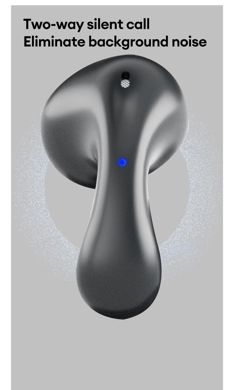 PAXA PA-L02 Wireless Bluetooth Headphones, Powerful Sound Effects for Music, Dustproof & Waterproof Sports Earbuds for Running, Workout, Audio