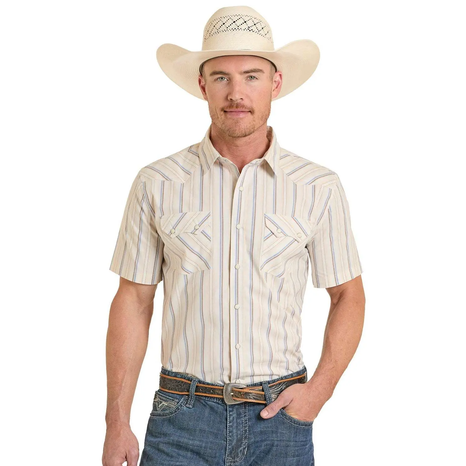 PANHANDLE SHIRT MENS NATURAL SHORT PMN3S08143